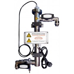 UVC disinfection system In-Line 1m3/h